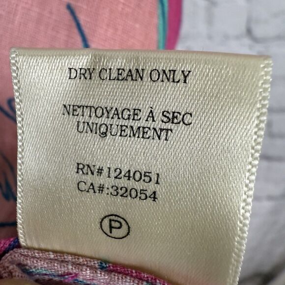 The Odells x Oh Joy Julia Maxi Dress Pink Floral Hibiscus Puff Sleeves Size S - Picture 12 of 12